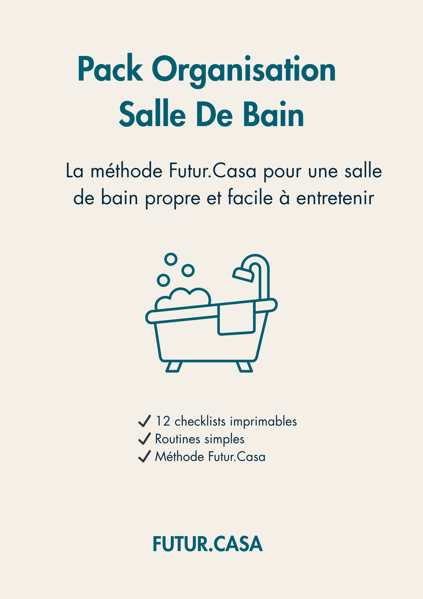 Pack Organisation Salle De Bain – Méthode Futur.Casa