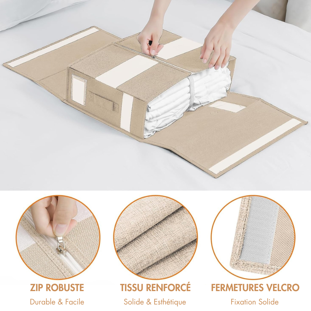 Boîte Rangement Draps