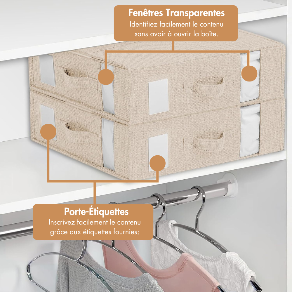 Boîte Rangement Draps
