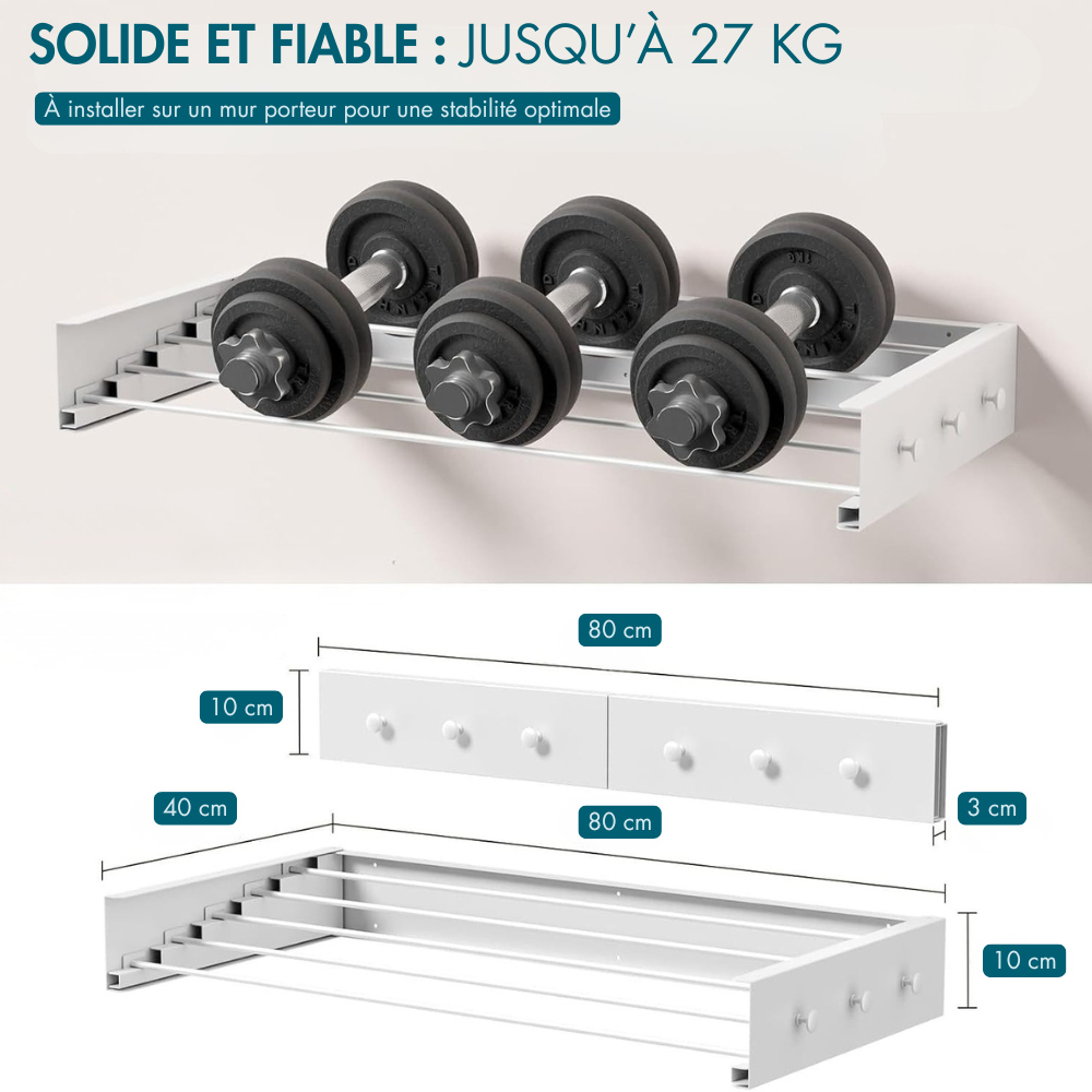 Étendoir Mural Pliable