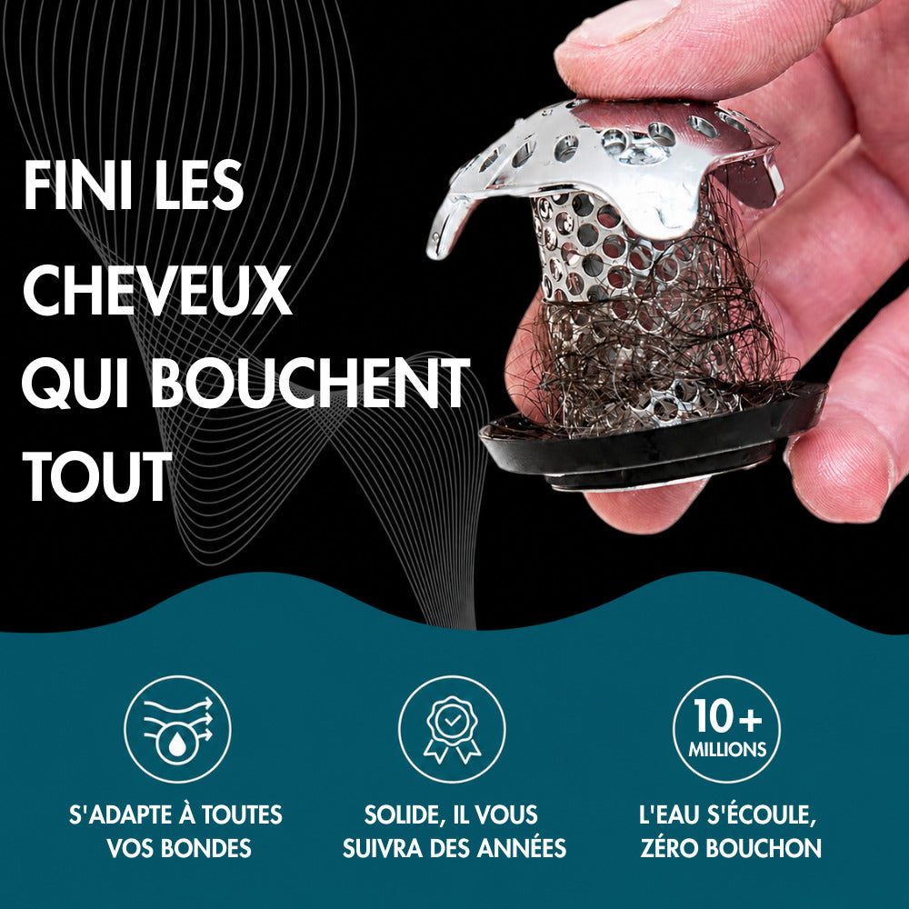 Filtre Cheveux - Douche Baignoire Evier