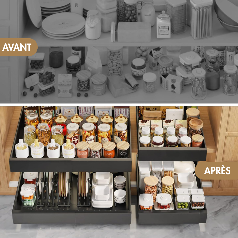 Organisateur De Placard Coulissant & Extensible