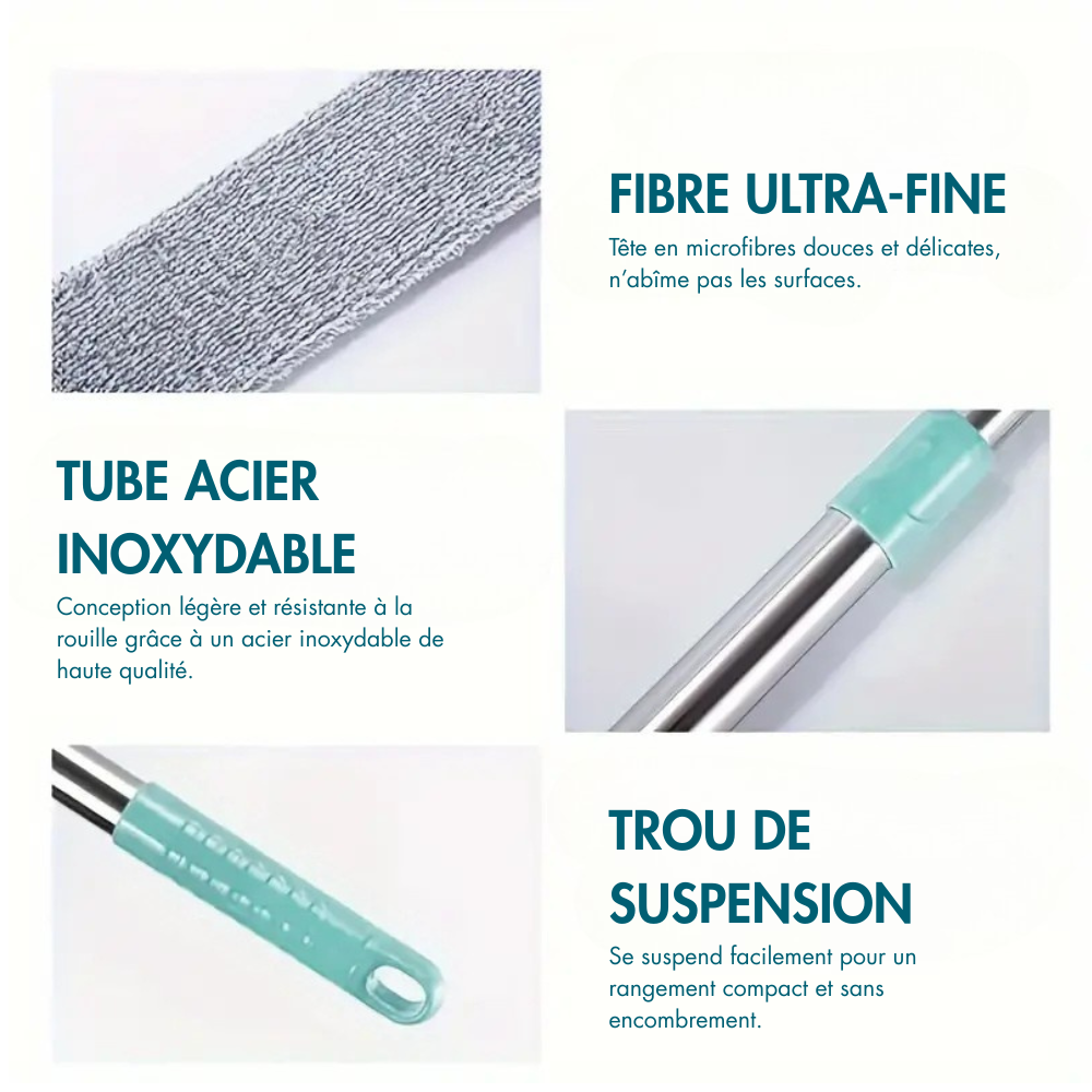 Plumeau Télescopique Flexible