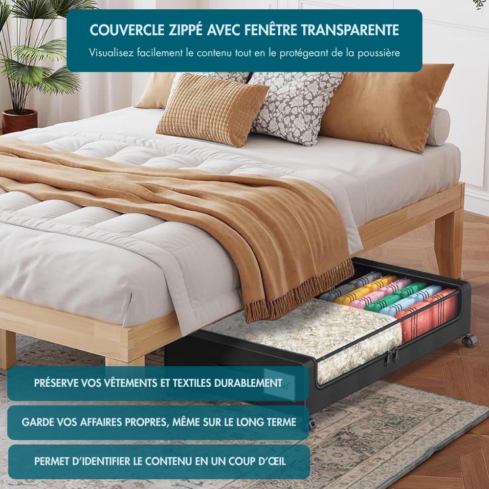 Rangement Invisible Sous Lit
