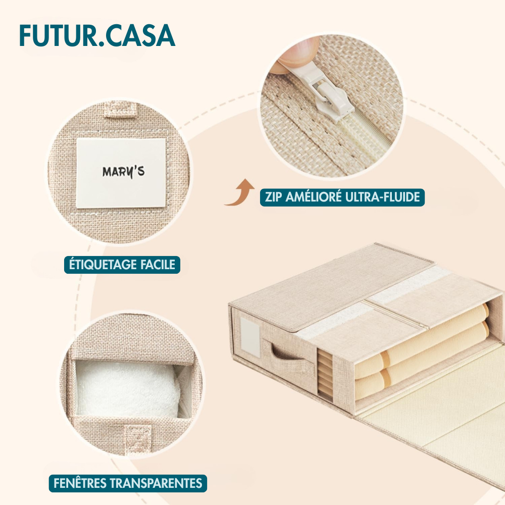 Boîte Rangement Draps