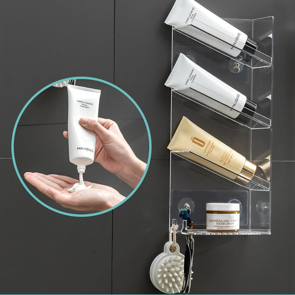 Étagère De Douche Sans Percer - Lot De 2