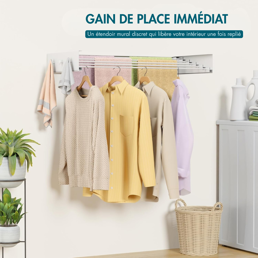 Étendoir Mural Pliable