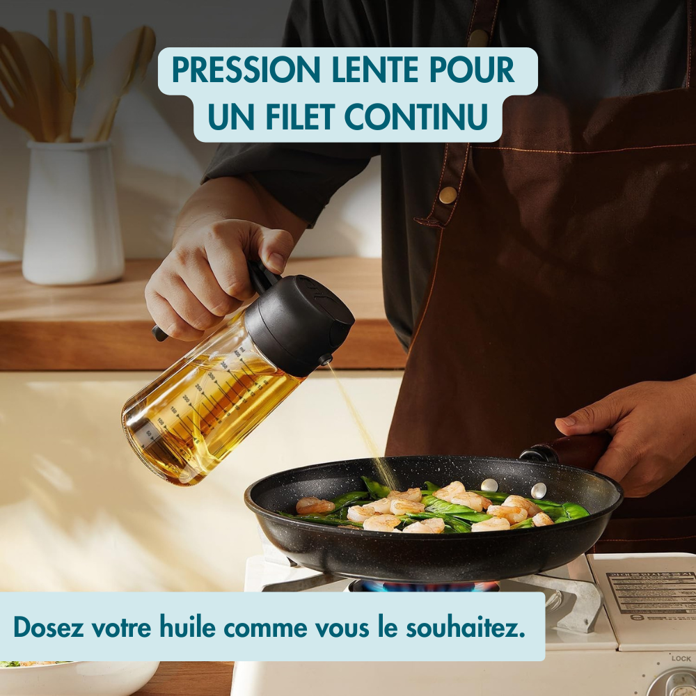 Flacon Huile 2 En 1 — Spray & Verseur