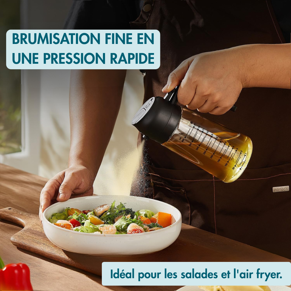 Flacon Huile 2 En 1 — Spray & Verseur