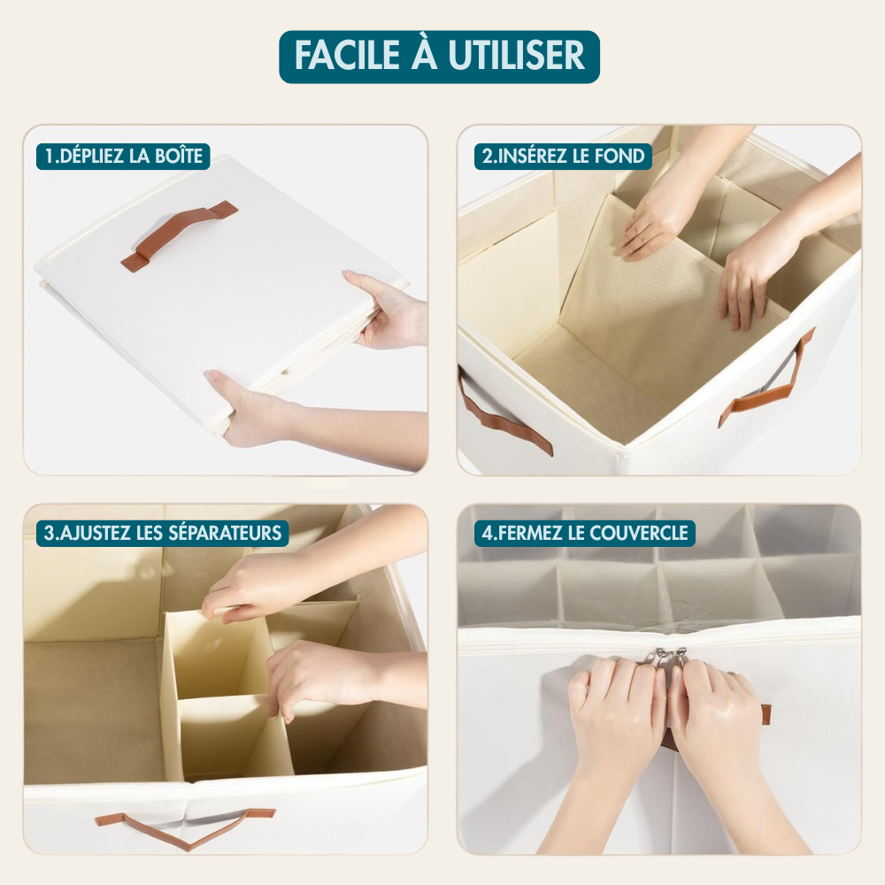 Organisateur Chaussures Pliable Et Modulable