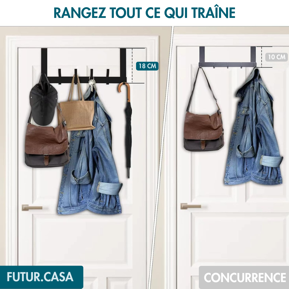 Porte-Manteau Porte 12 Crochets