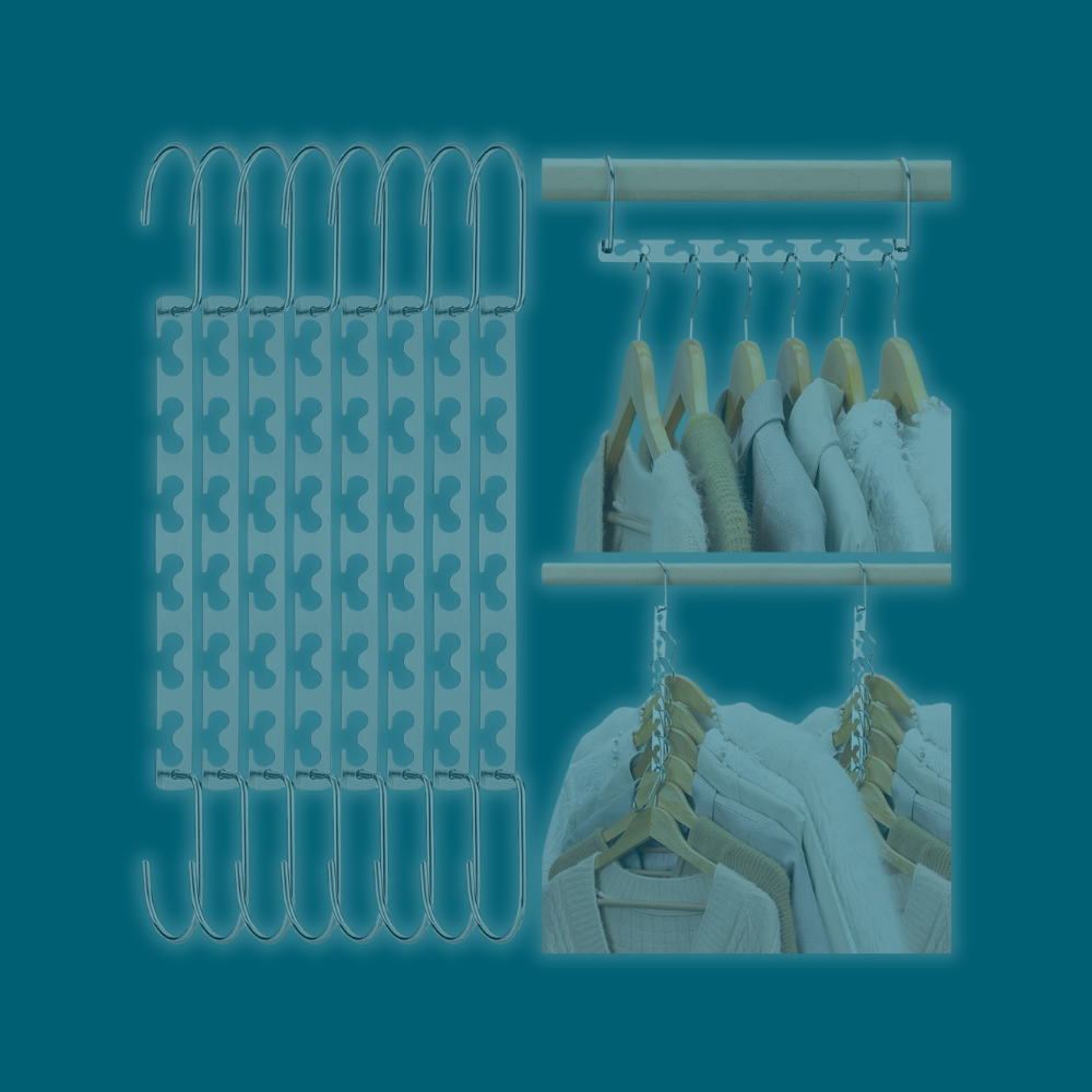 Cintre multiple blanc gain de place Cintre multiple blanc gain de place
